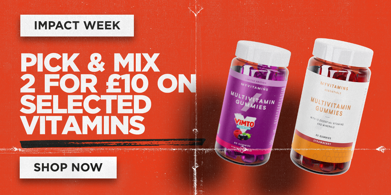 2 for £10 on selected Vitamins