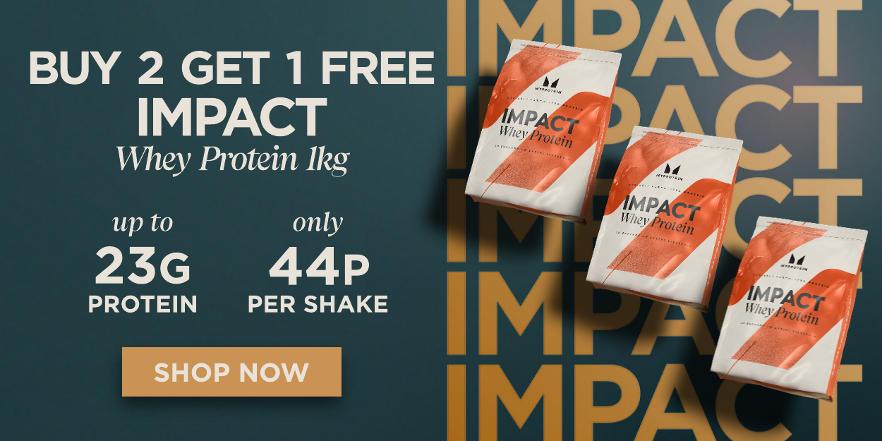 Impact Whey Buy 2 get 1 Free
