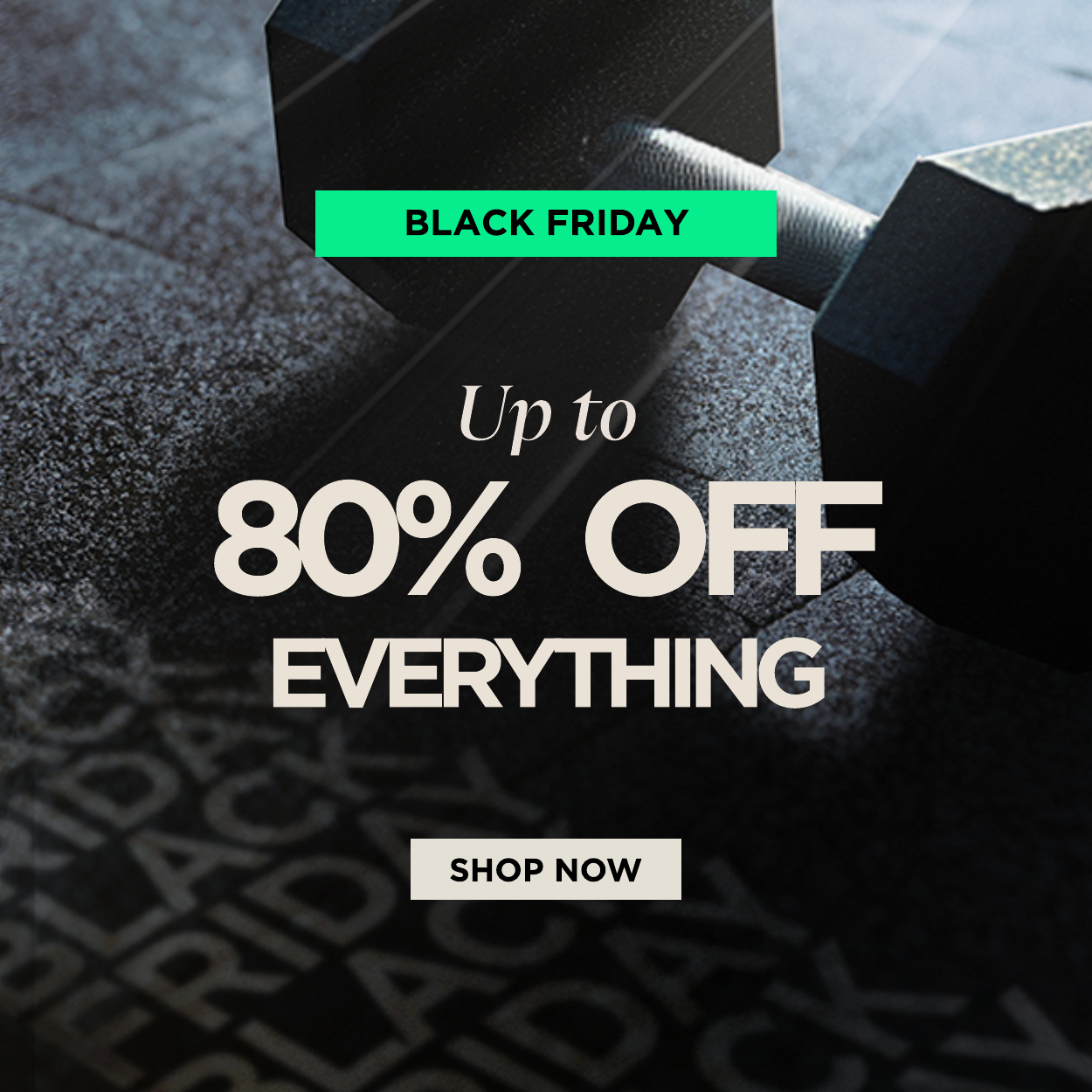Up to 80% off is now live