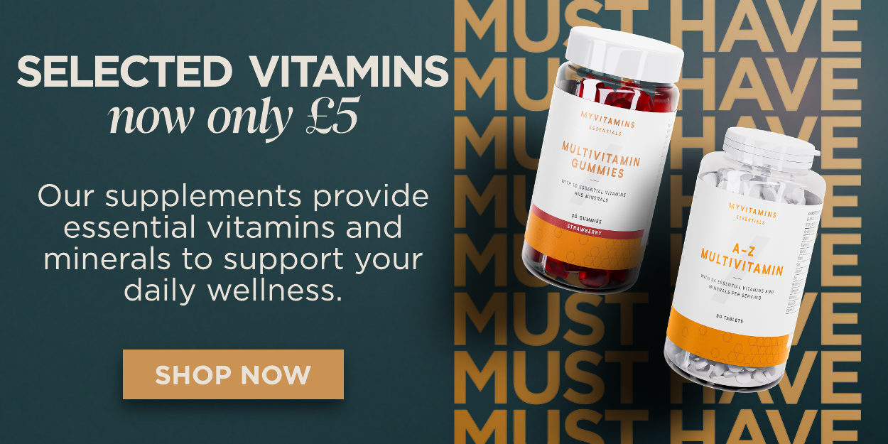 Selected vitamins only £5