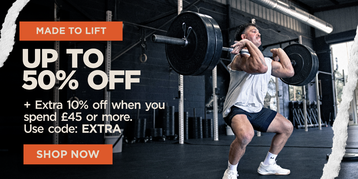 Up to 50% off + Extra 10% off when you spend £45 or more