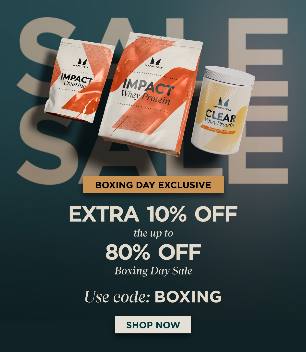 Up to 80% off Boxing Day Sale