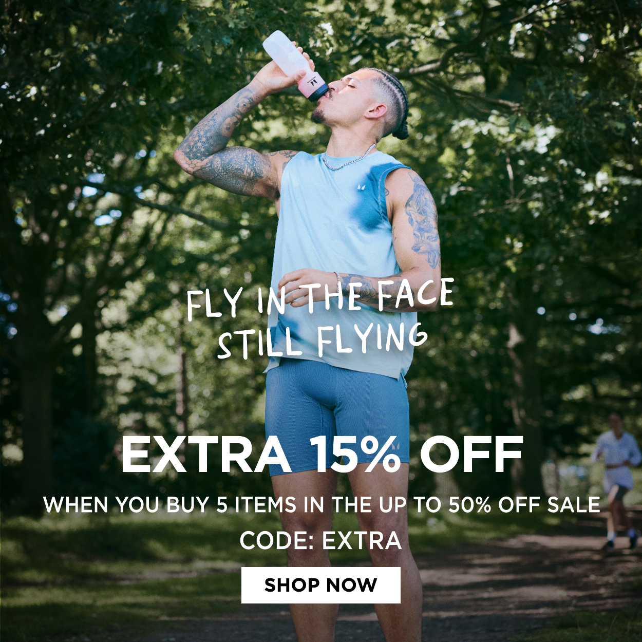 Extra 15% off when you buy 5 items in the up to 50% off sale, use code: EXTRA