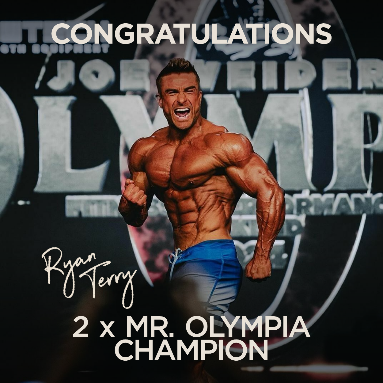 Ryan Terry 2 x Mr Olympia 