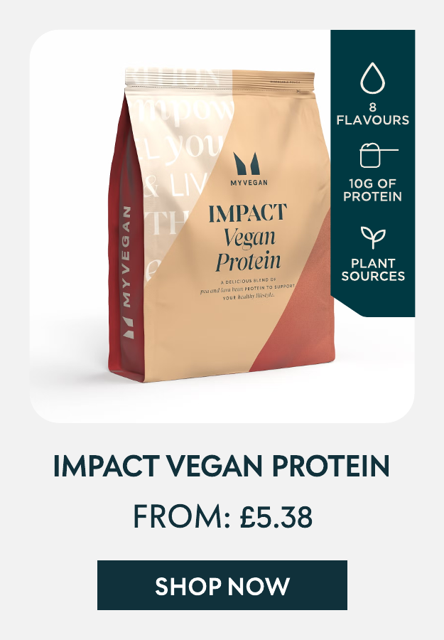 Impact Vegan Protein The perfect plant-based alternative to Whey Protein