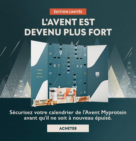 Le calendrier de l'avent 🎄 est de retour, et mieux qu'avant 🎁 Myprotein