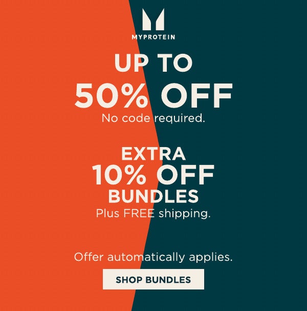 Up to 50% off + extra 10% off bundles | Offer automatically applies