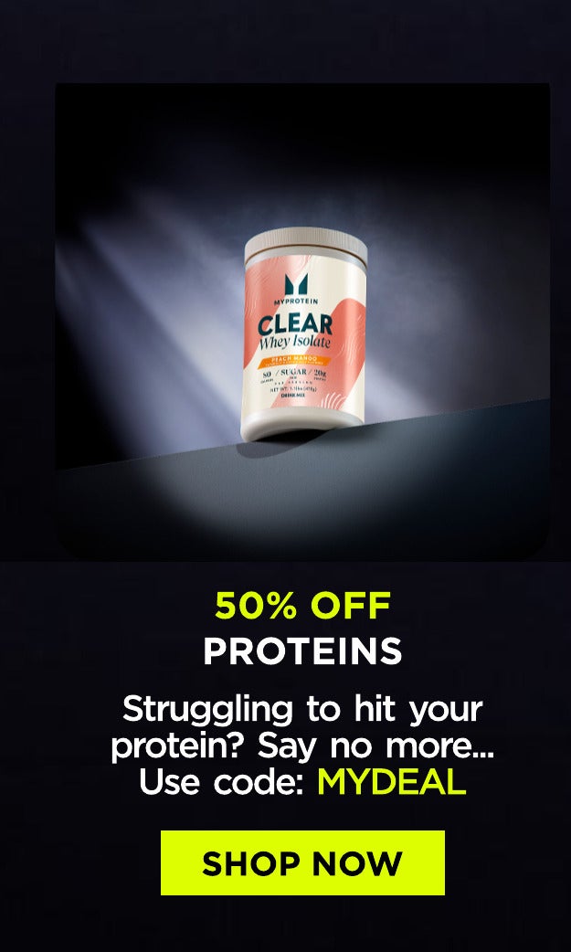 50% OFF PROTEINS