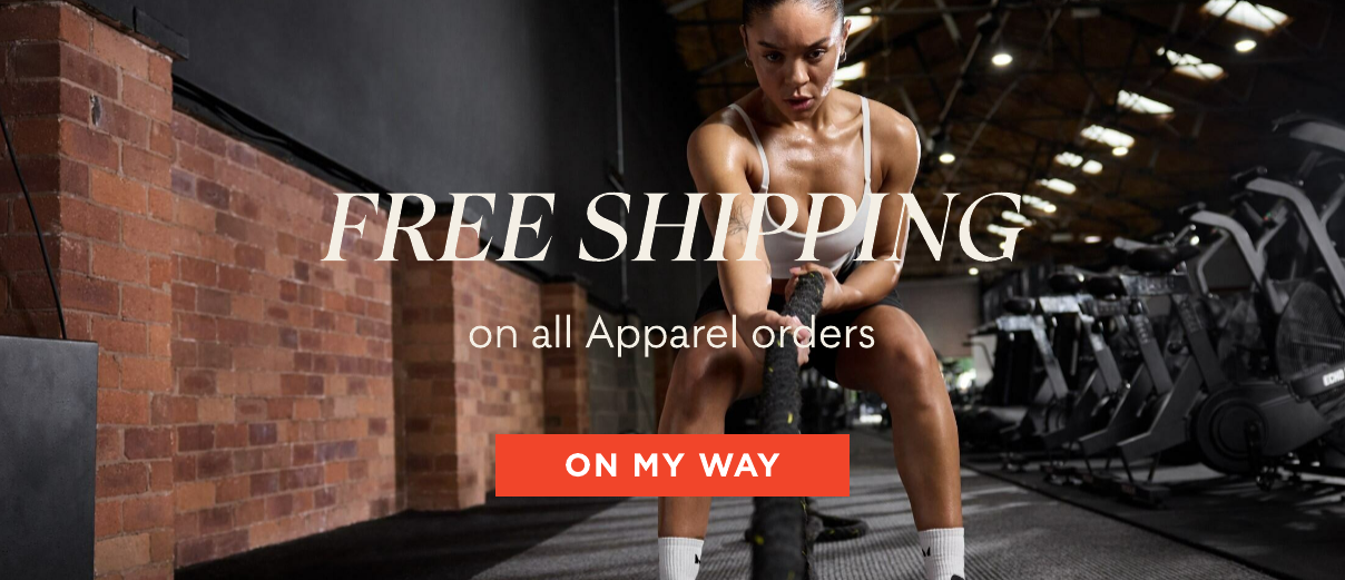 free shipping on all apparel orders