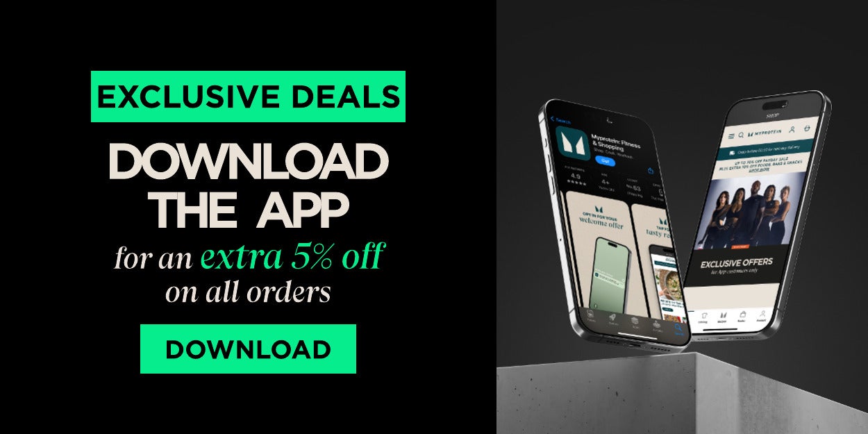 Download the app for an extra 5% off on all orders