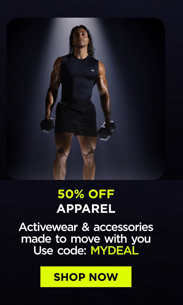 50% OFF ACTIVEWEAR