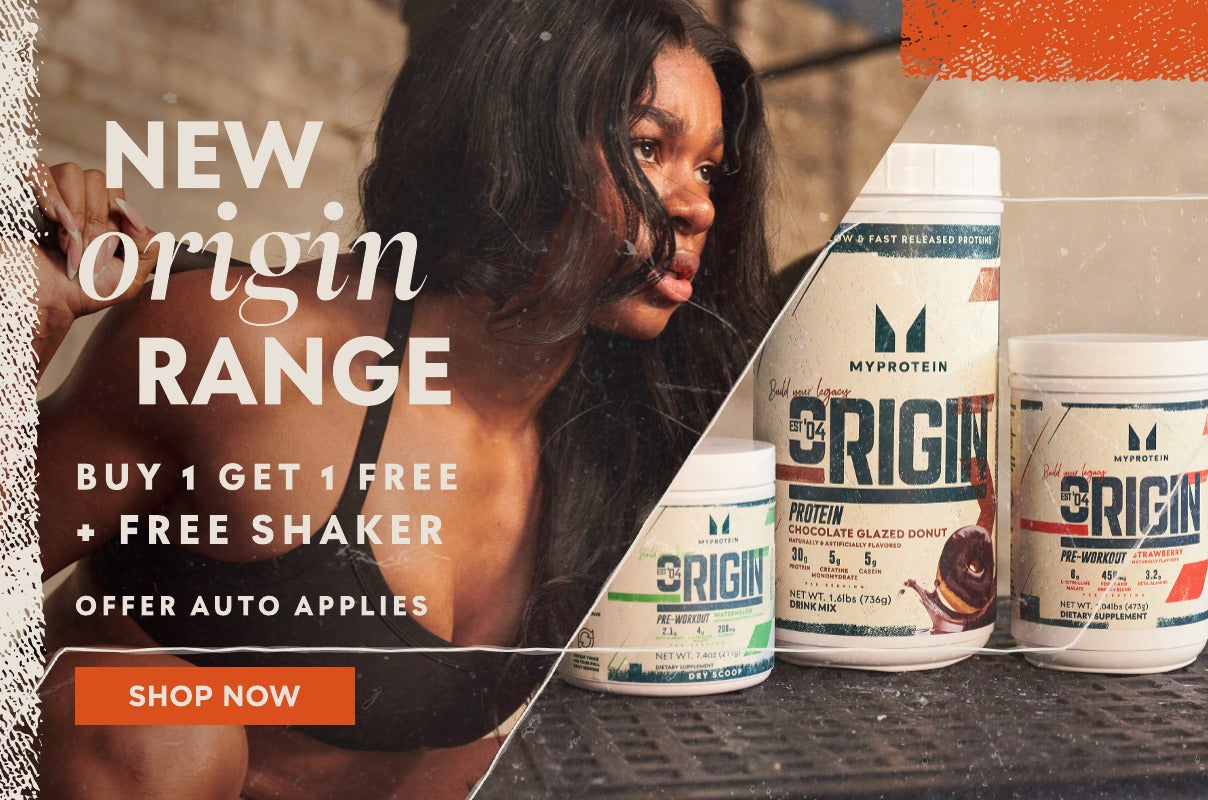 New Origin Range - Buy 1 get 1 free + free shaker