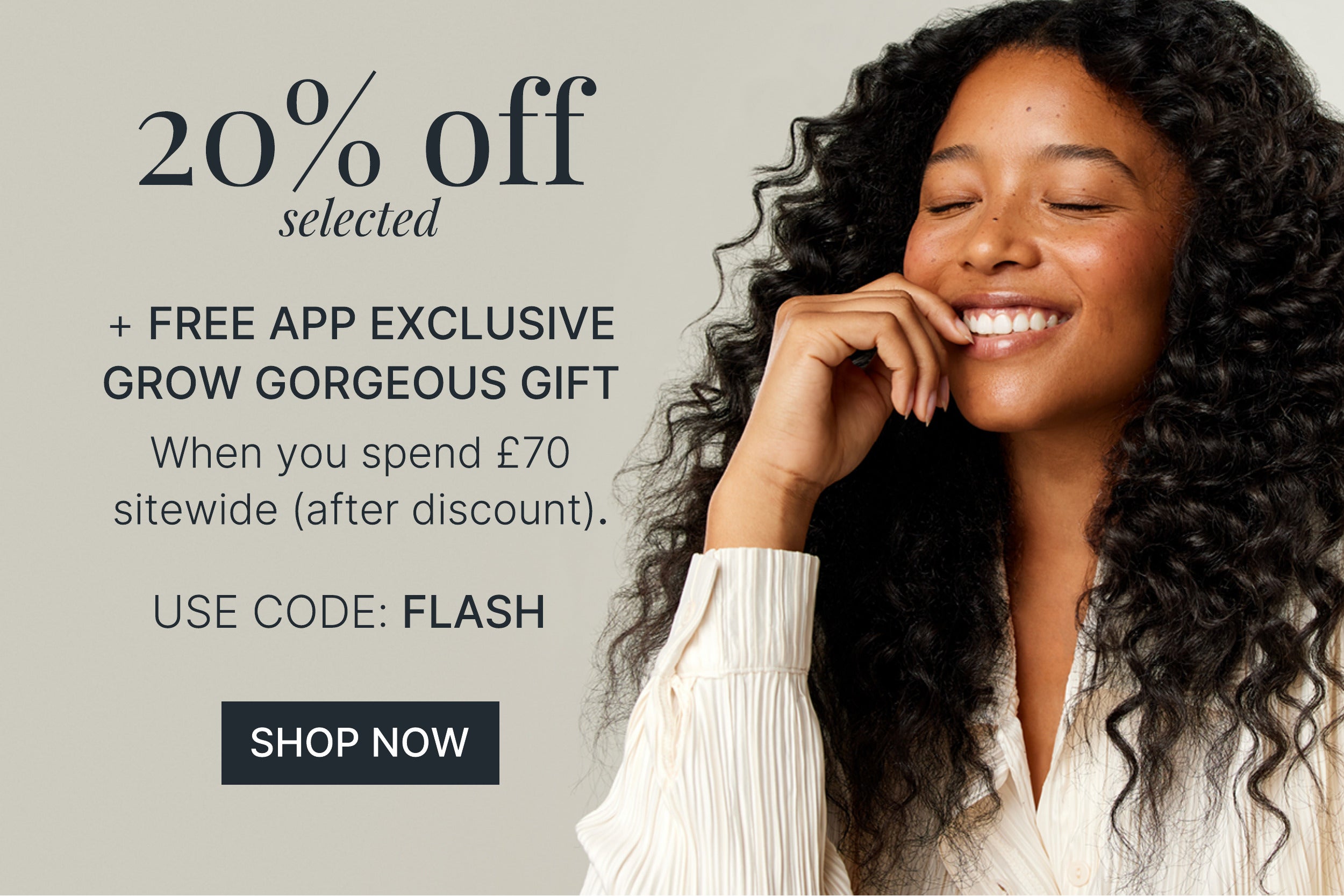20 PERCENT OFF SELECTED
