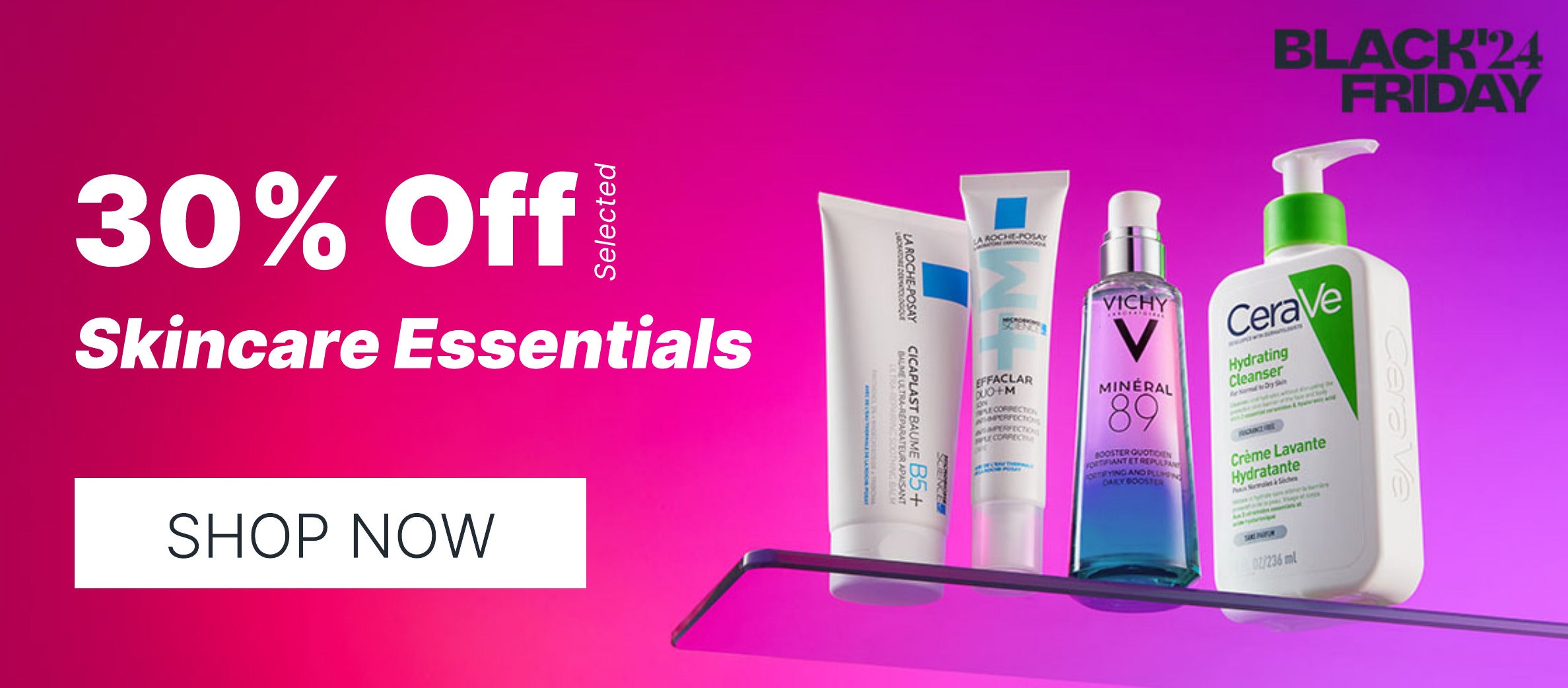 AT LEAST 25 PERCENT OFF SELECTED SKINCARE 