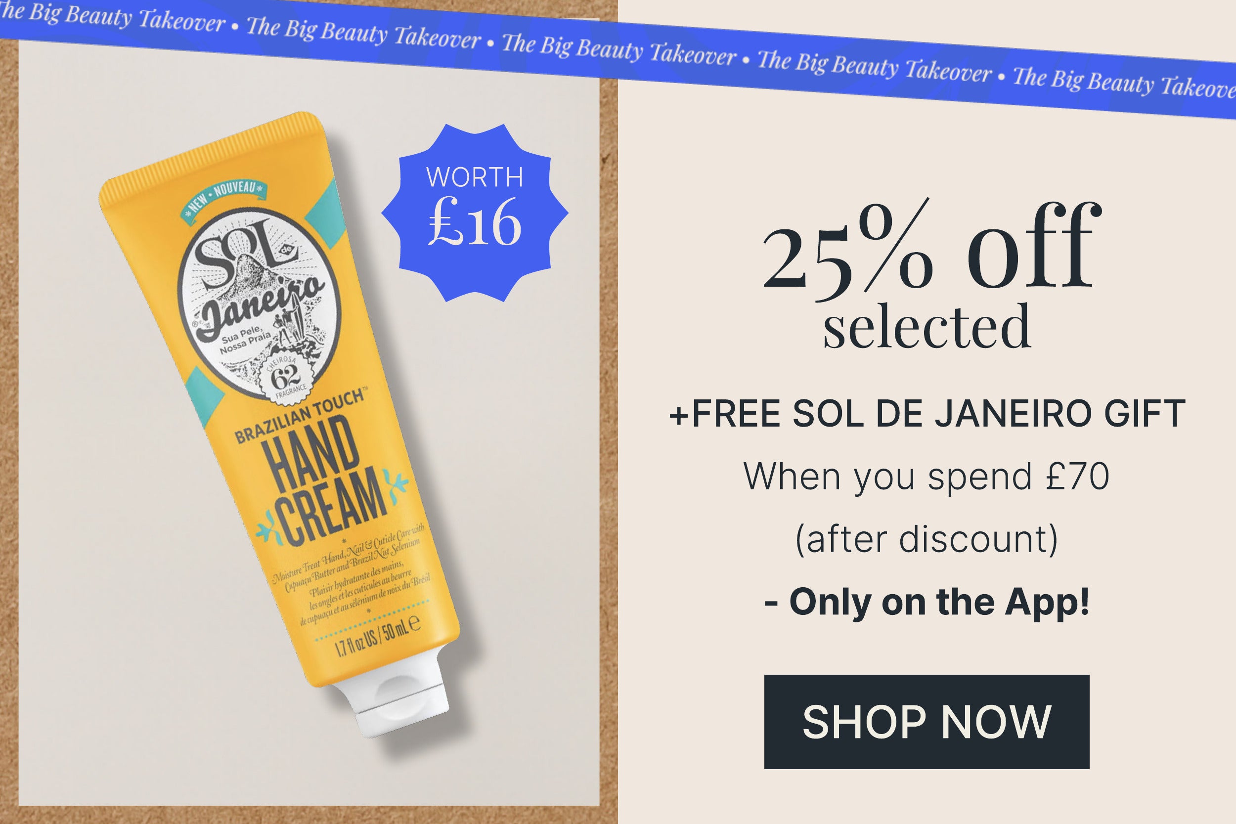 25 PERCENT OFF SELECTED 