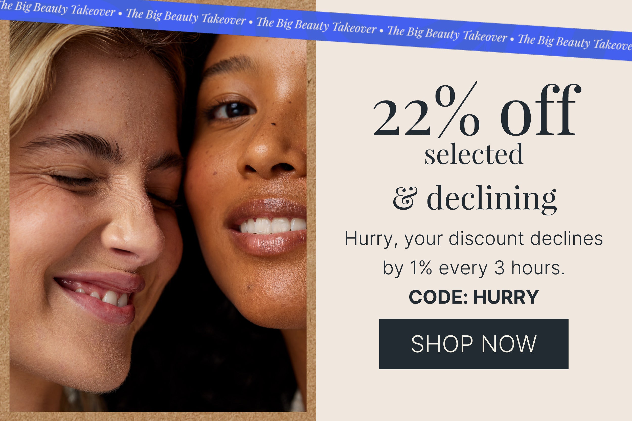 22 PERCENT OFF AND DECLINING