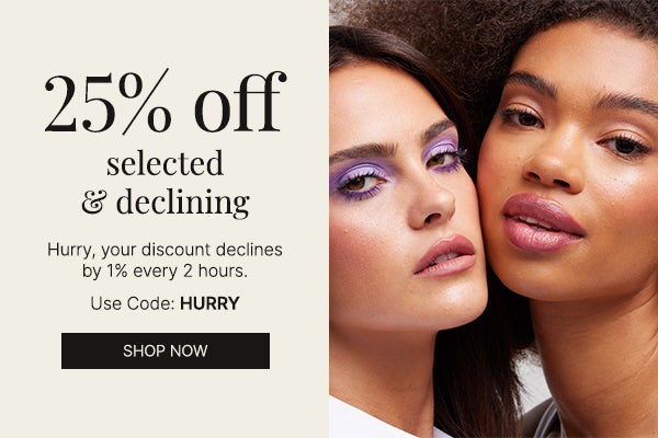 25 PERCENT OFF SELECTED AND DECLINING