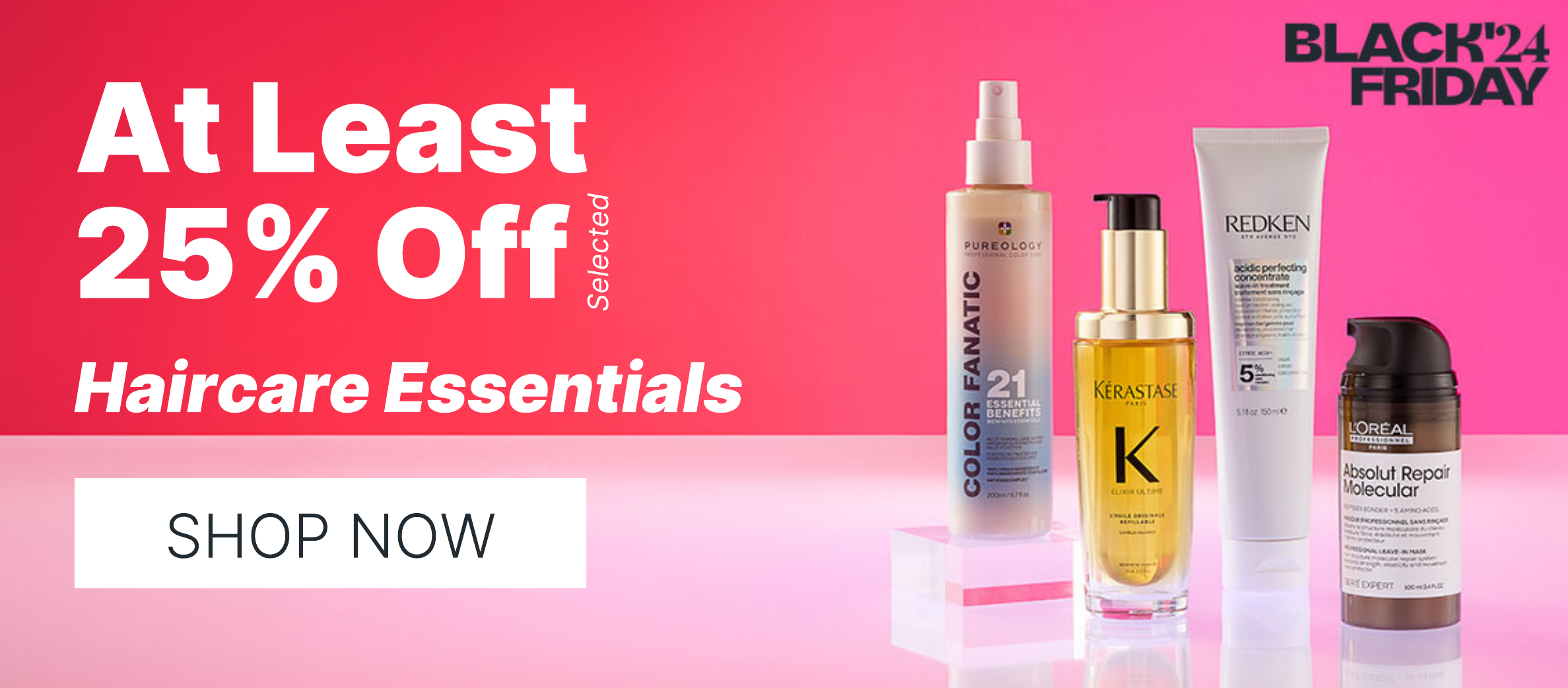 UP TO 30 PERCENT OFF SELECTED HAIRCARE