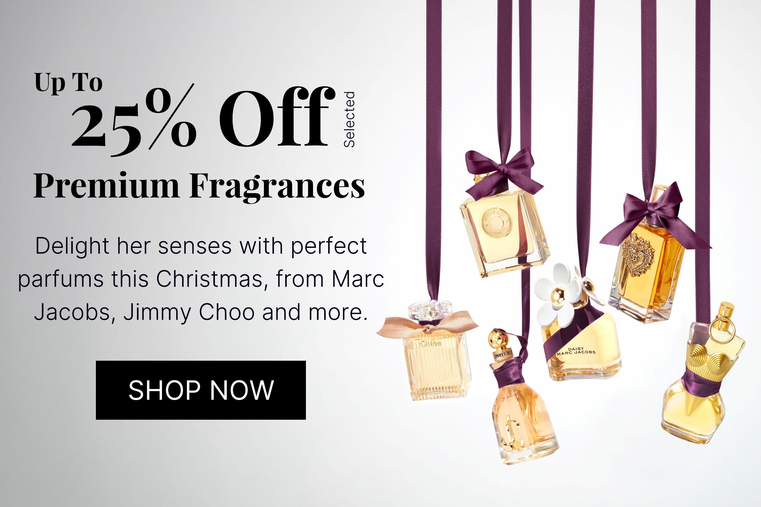 25 PERCENT OFF PREMIUM FRAGRANCES