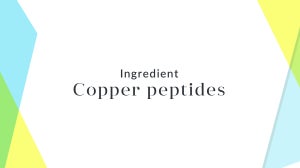 Everything You Need to Know About Copper Peptides
