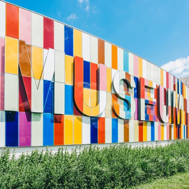 outdoor wall of museum