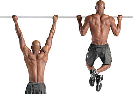 Back exercises that will help build V-shape back.
