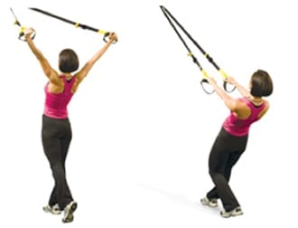 Suspension trainer back exercises sale