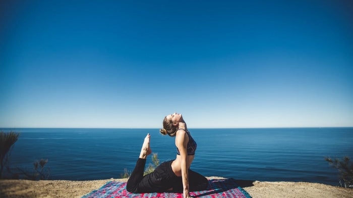 yoga pose; mindfulness training