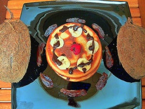 Schoko-Kokos-Pfannkuchen