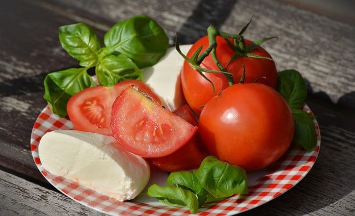 ensaladas para perder peso - caprese