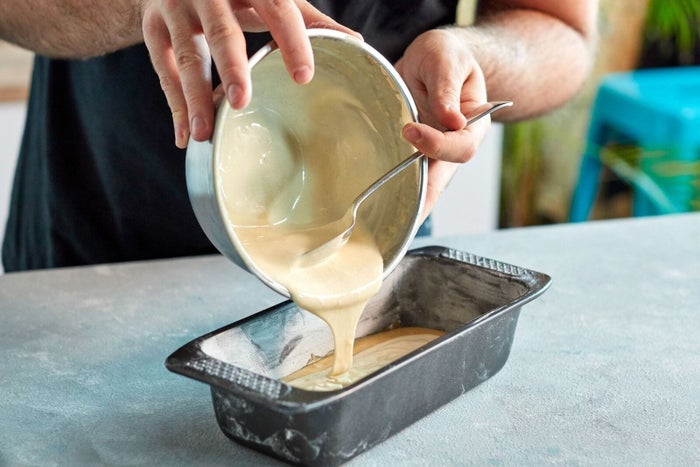 Pane alla Banana proteico farcito con Cheesecake