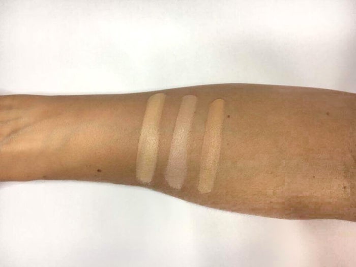 Illamasqua foundation review Skin Base swatches