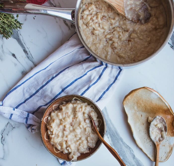 apple pie protein porridge