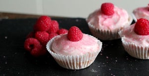 Raspberry and Lemon Protein Cupcakes Recipe