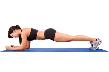 Exercises to do at home: plank