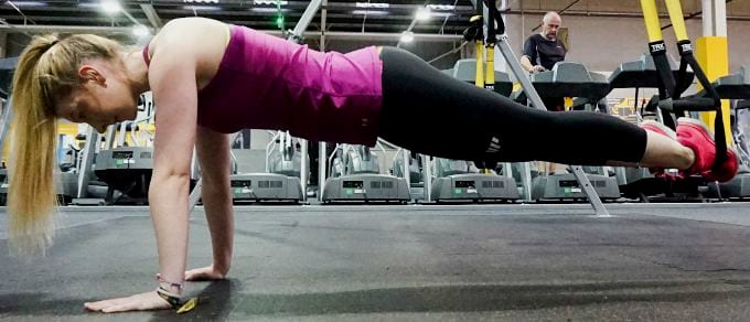 beth trueman core strength exercises plank abs