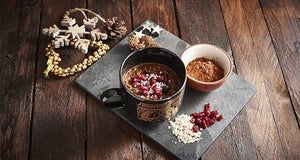 Wintery Protein Oats Recipe | Chocolate Coffee & Cranberry Proats