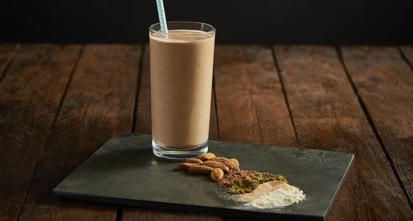 clean almond protein shake