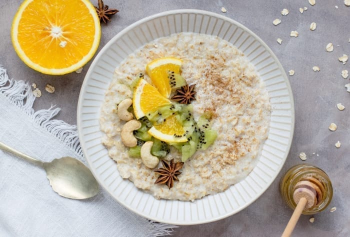 fruit porridge bowl