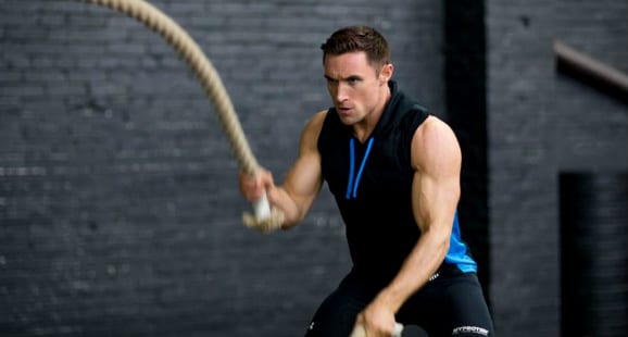 battle ropes circuit training