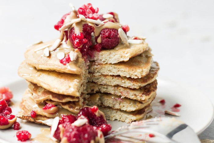 peanut butter protein pancakes