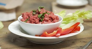 Organic Beetroot Hummus | Great For Dipping
