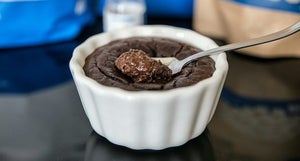 Low Calorie Chocolate Fondant | Protein Pudding