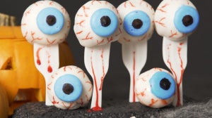 Halloween Recipe Ideas | Red Velvet Protein Eyeballs