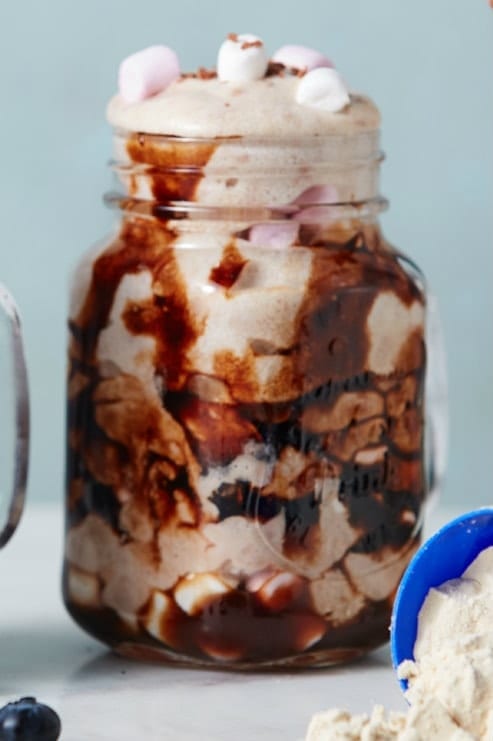 rocky road protein fluff