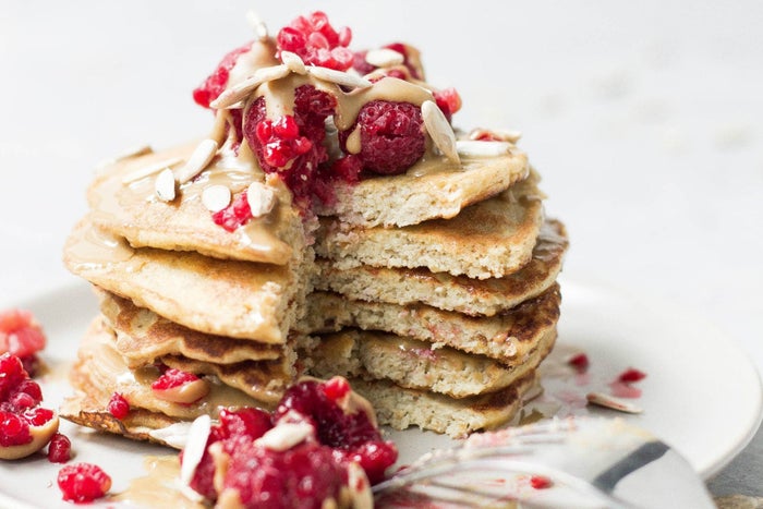 almond butter pancakes