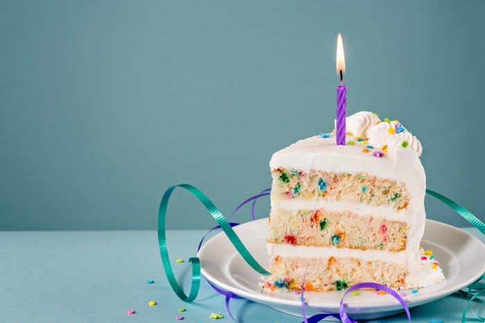 Protein birthday cake
