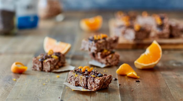 vegan chocolate orange bar