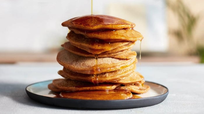 high protein pumpkin pancakes
