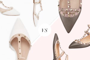 Save Vs Splurge: Valentino Rockstud Ballerina Flats